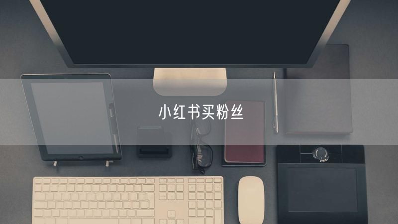 小红书买粉丝