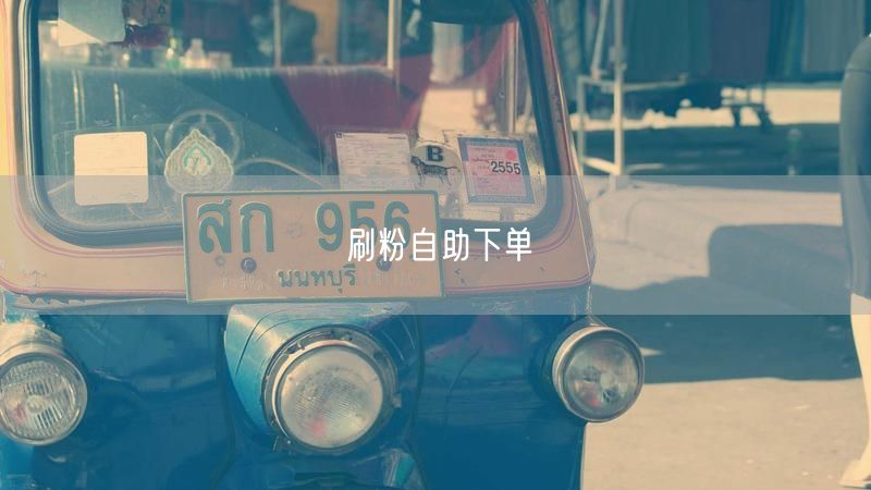 刷粉自助下单