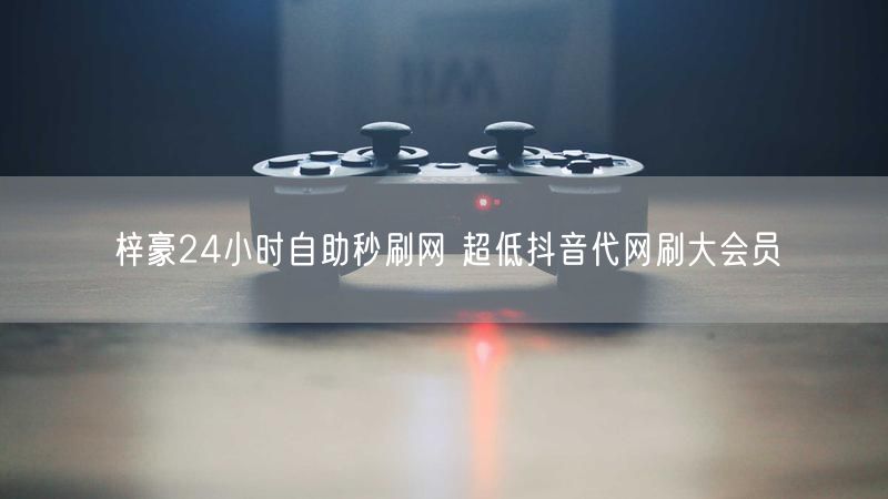 梓豪24小时自助秒刷网 超低抖音代网刷大会员
