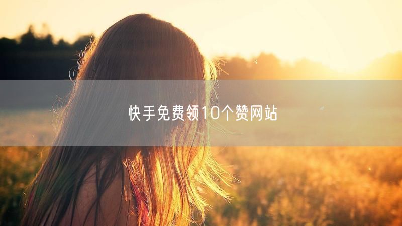 快手免费领10个赞网站