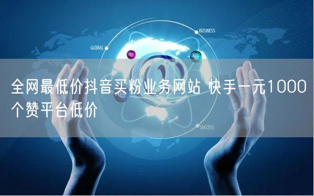 全网最低价抖音买粉业务网站 快手一元1000个赞平台低价