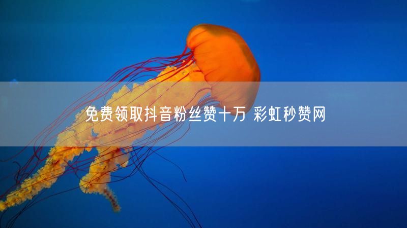 免费领取抖音粉丝赞十万 彩虹秒赞网
