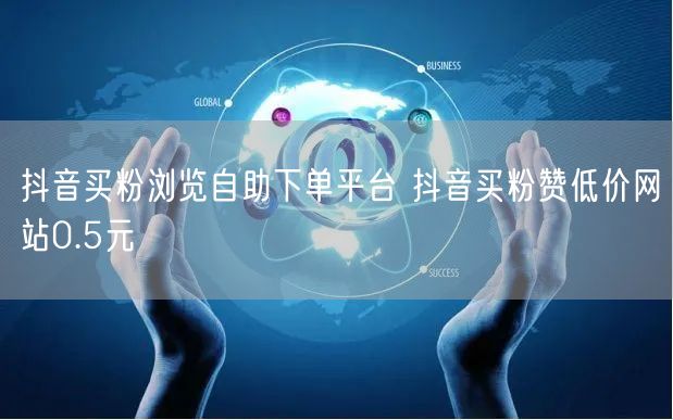 抖音买粉浏览自助下单平台 抖音买粉赞低价网站0.5元