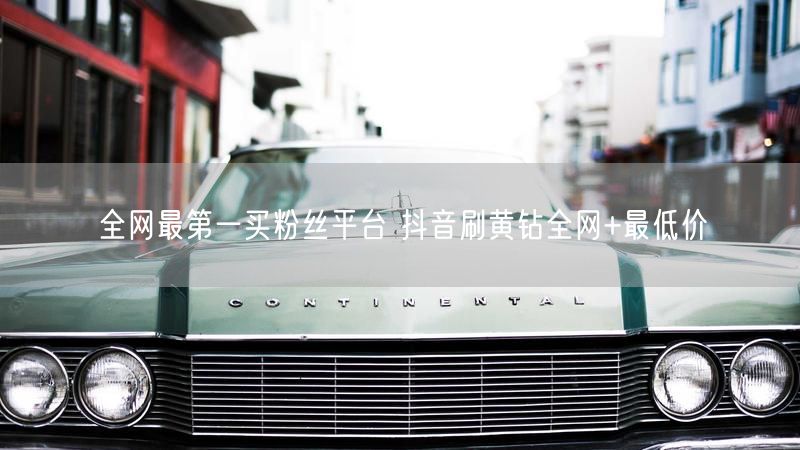 全网最第一买粉丝平台 抖音刷黄钻全网+最低价