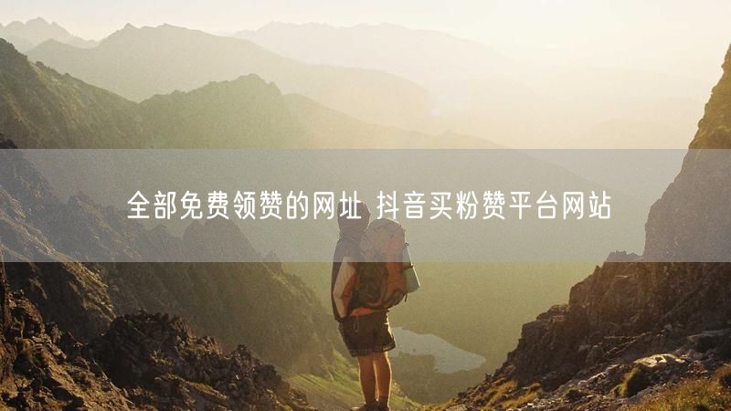 全部免费领赞的网址 抖音买粉赞平台网站