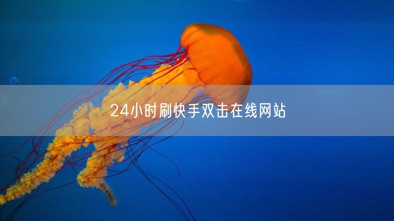 24小时刷快手双击在线网站
