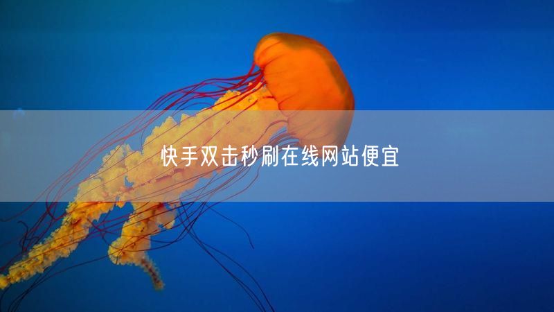 快手双击秒刷在线网站便宜