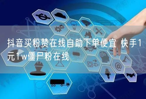 抖音买粉赞在线自助下单便宜 快手1元1w僵尸粉在线