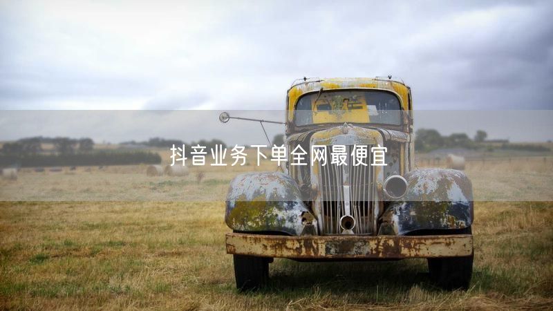 抖音业务下单全网最便宜