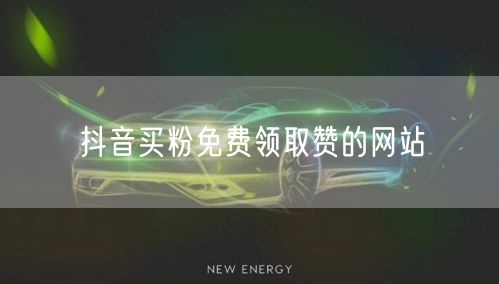抖音买粉免费领取赞的网站