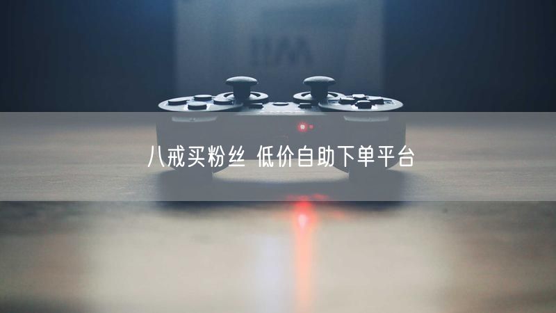 八戒买粉丝 低价自助下单平台