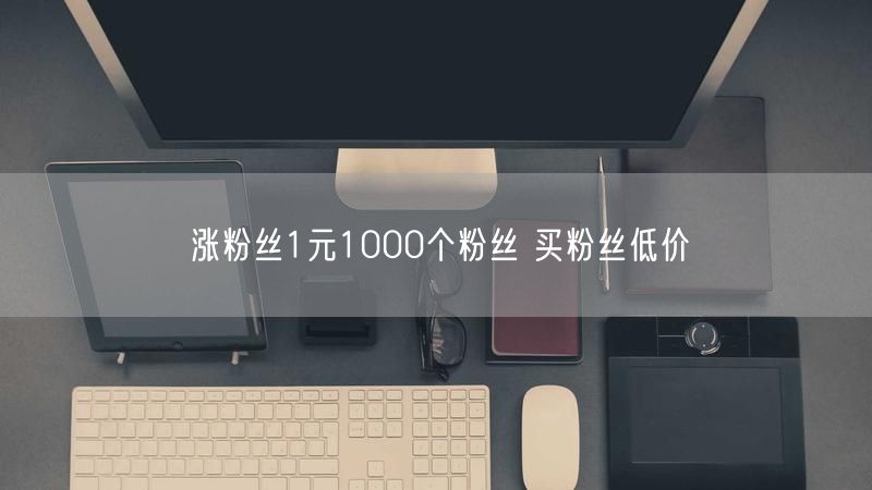 涨粉丝1元1000个粉丝 买粉丝低价
