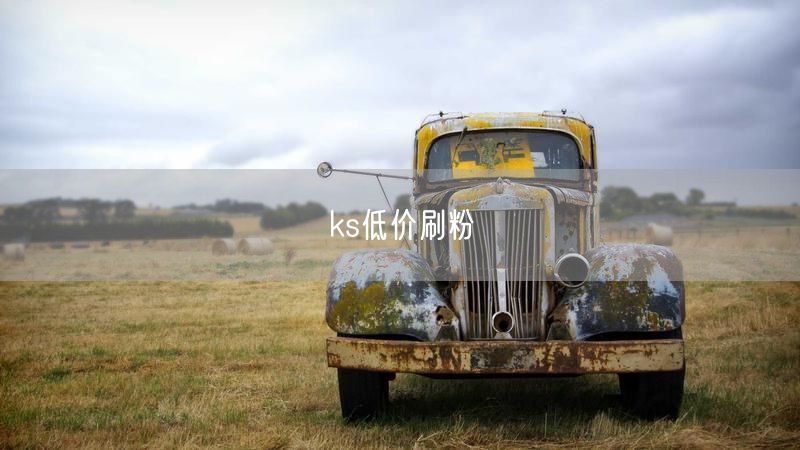 ks低价刷粉