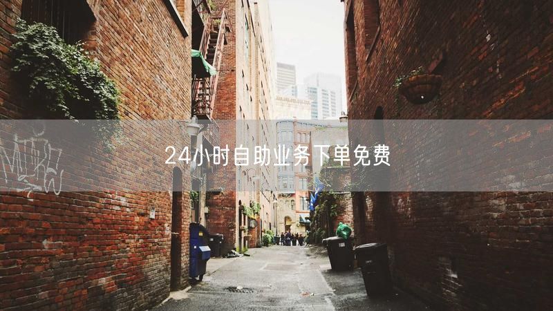 24小时自助业务下单免费
